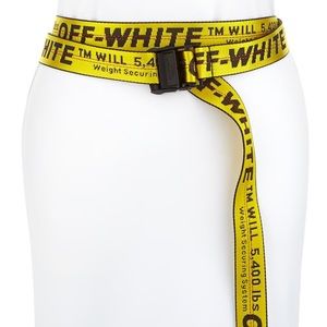 Off white logo belt